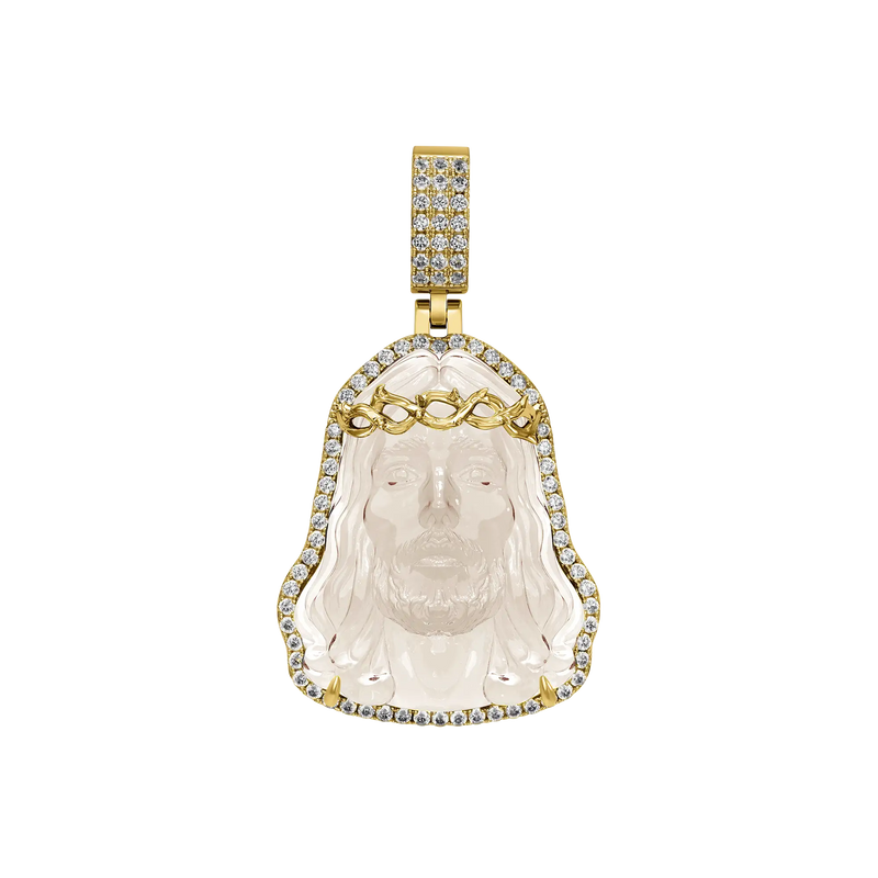 Arcenciel Gospel Jesus Pendant - Transparent White - APORRO