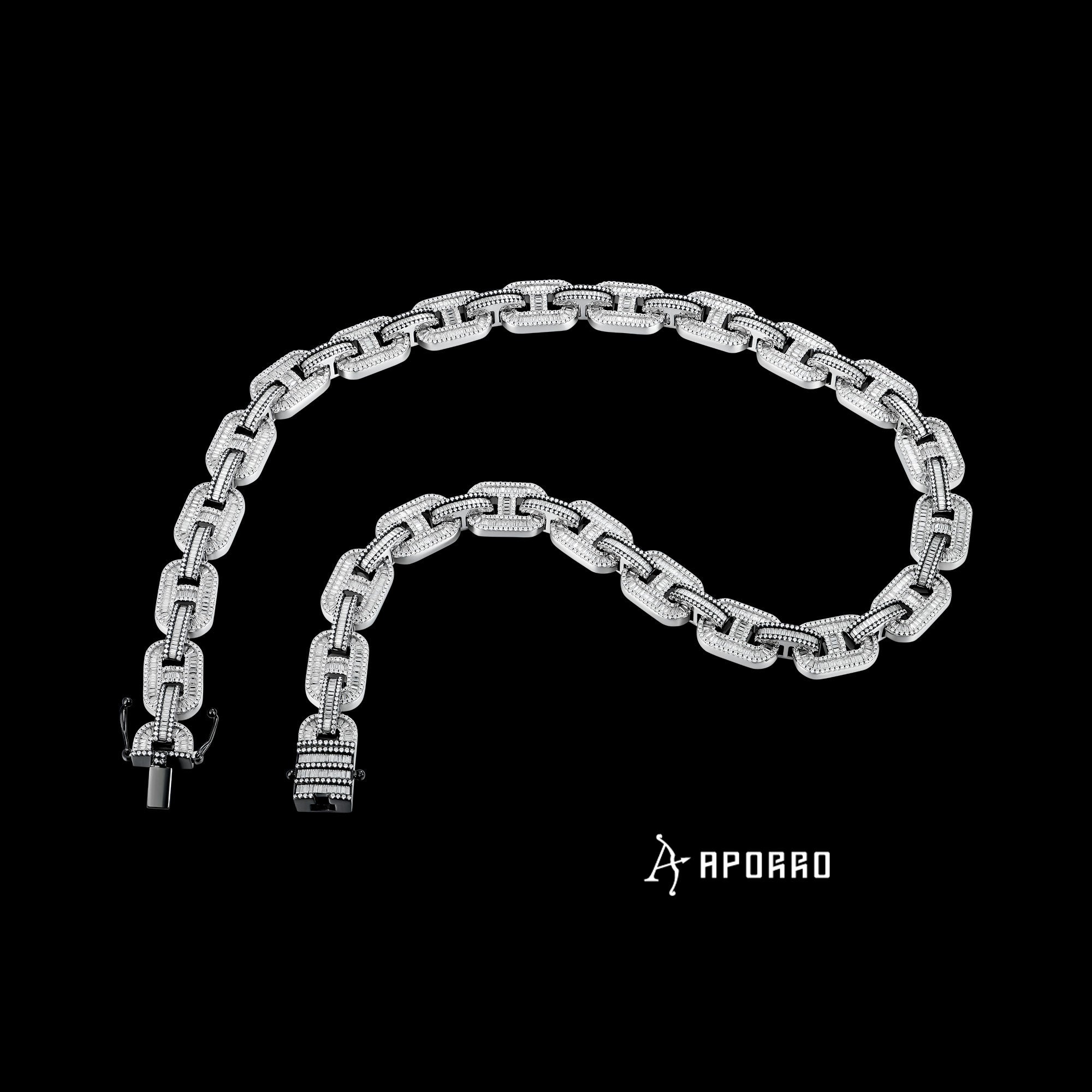 APORRO Premium G-link Baguette chain Custom Design Deposit