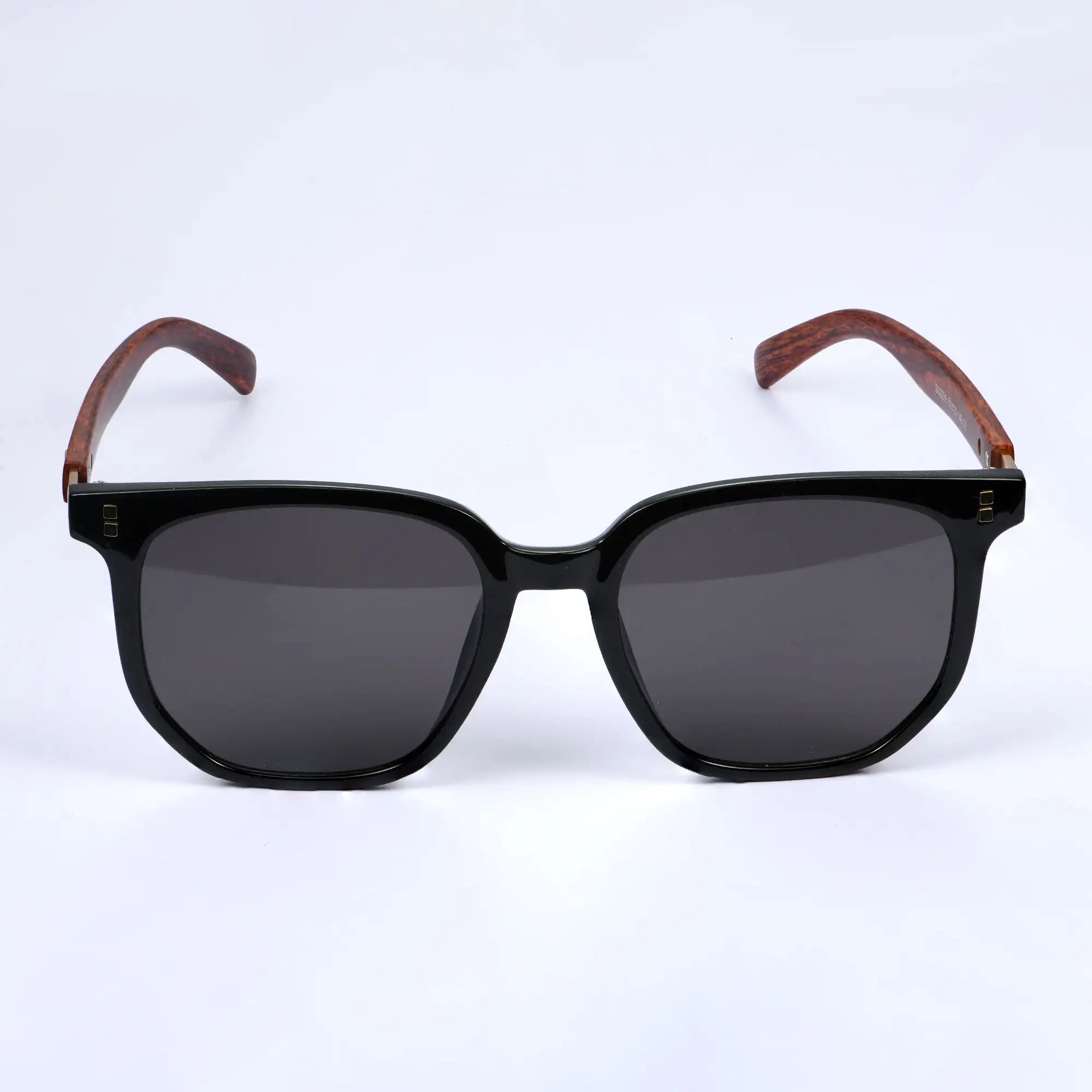 APORRO Classic Black & Wood Style Sunglasses