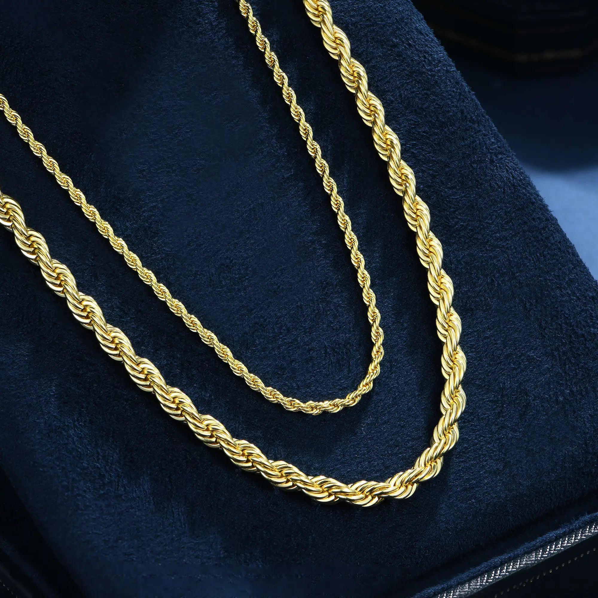 Rope Chain Set - Yellow Gold