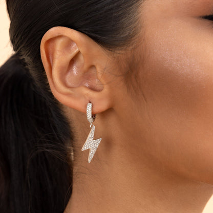 Single Lightning Bolt Earring