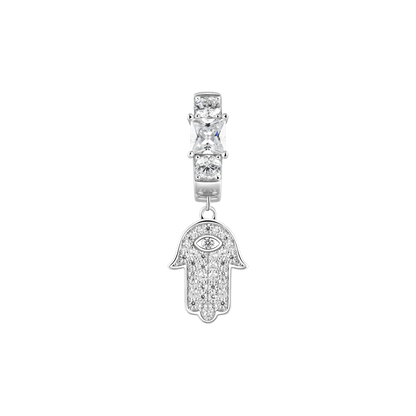 Single Hamsa Dangly Earring