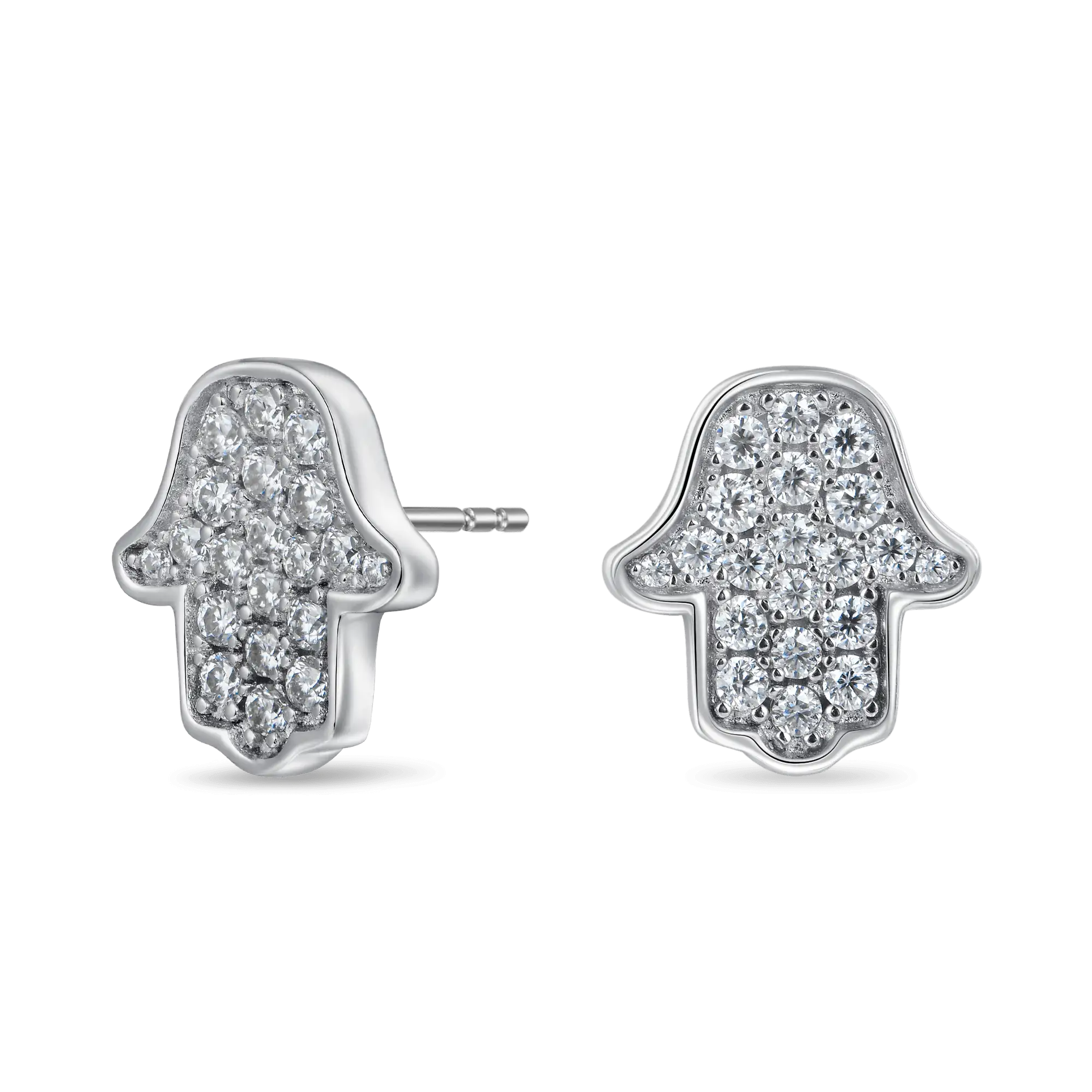 Hamsa Stud Earring