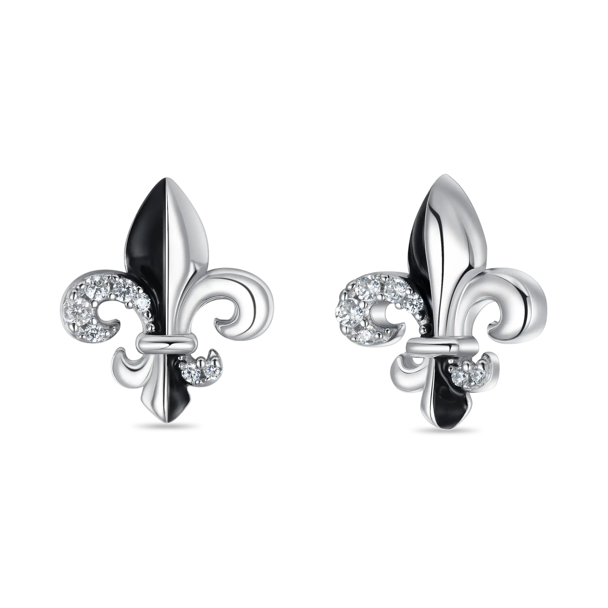 Fleur de lis Stud Earring