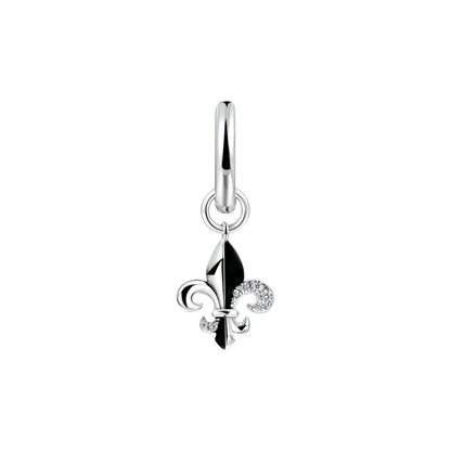 Single Fleur de lis Dangly Earring