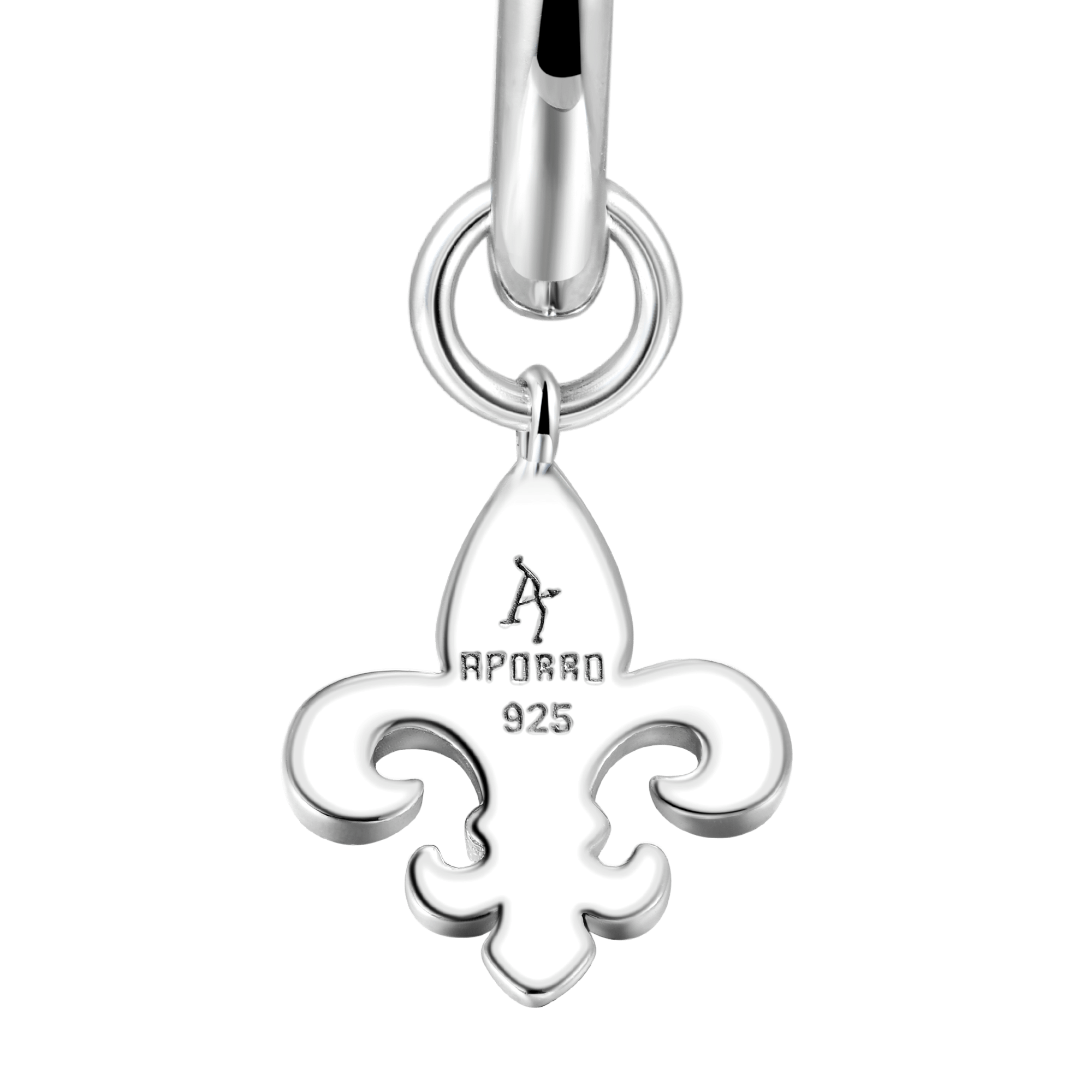 Single Fleur de lis Dangly Earring