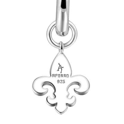 Single Fleur de lis Dangly Earring