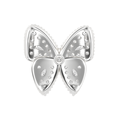 Women's Vivid Clustered Butterfly Stud Earring - Pair