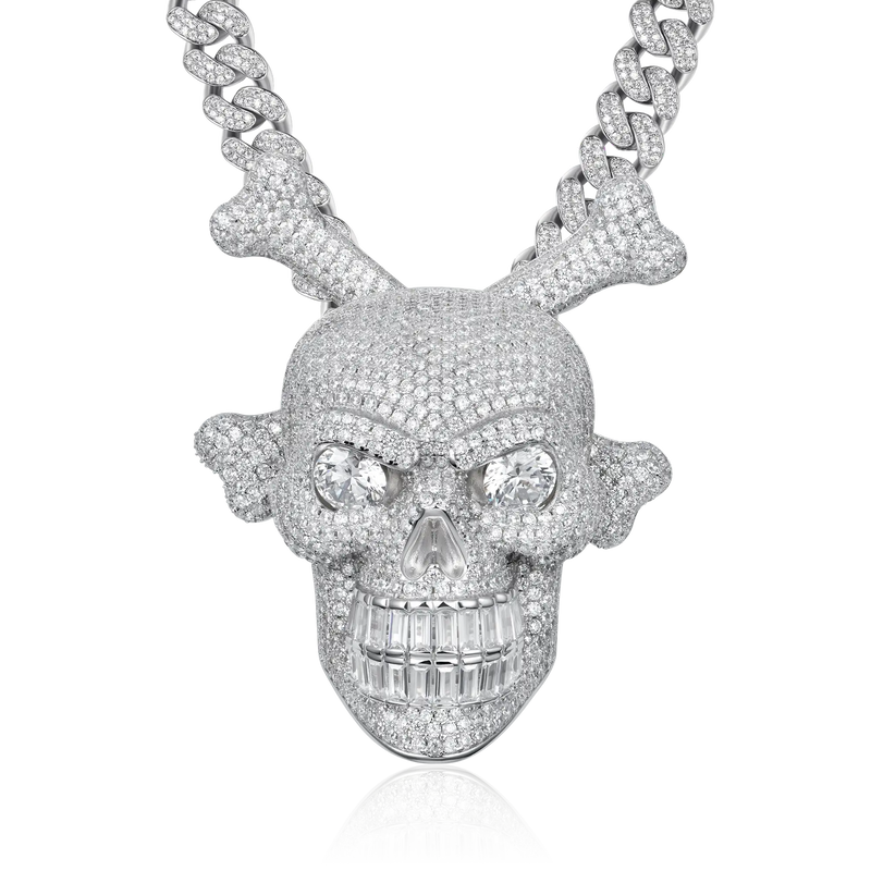 Spinning Skull and Crossbones Pendant - APORRO