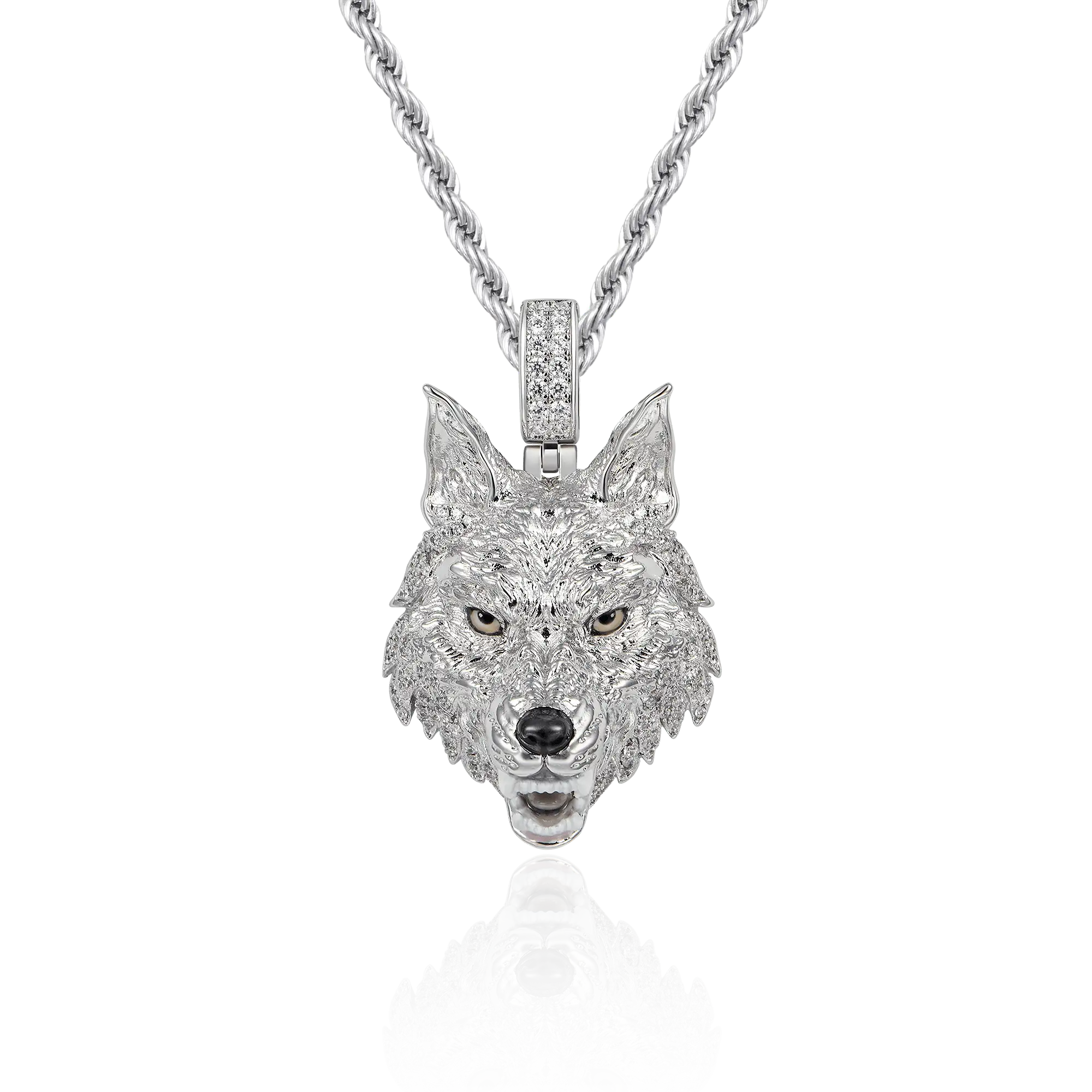 Fearless Wolf Pendant