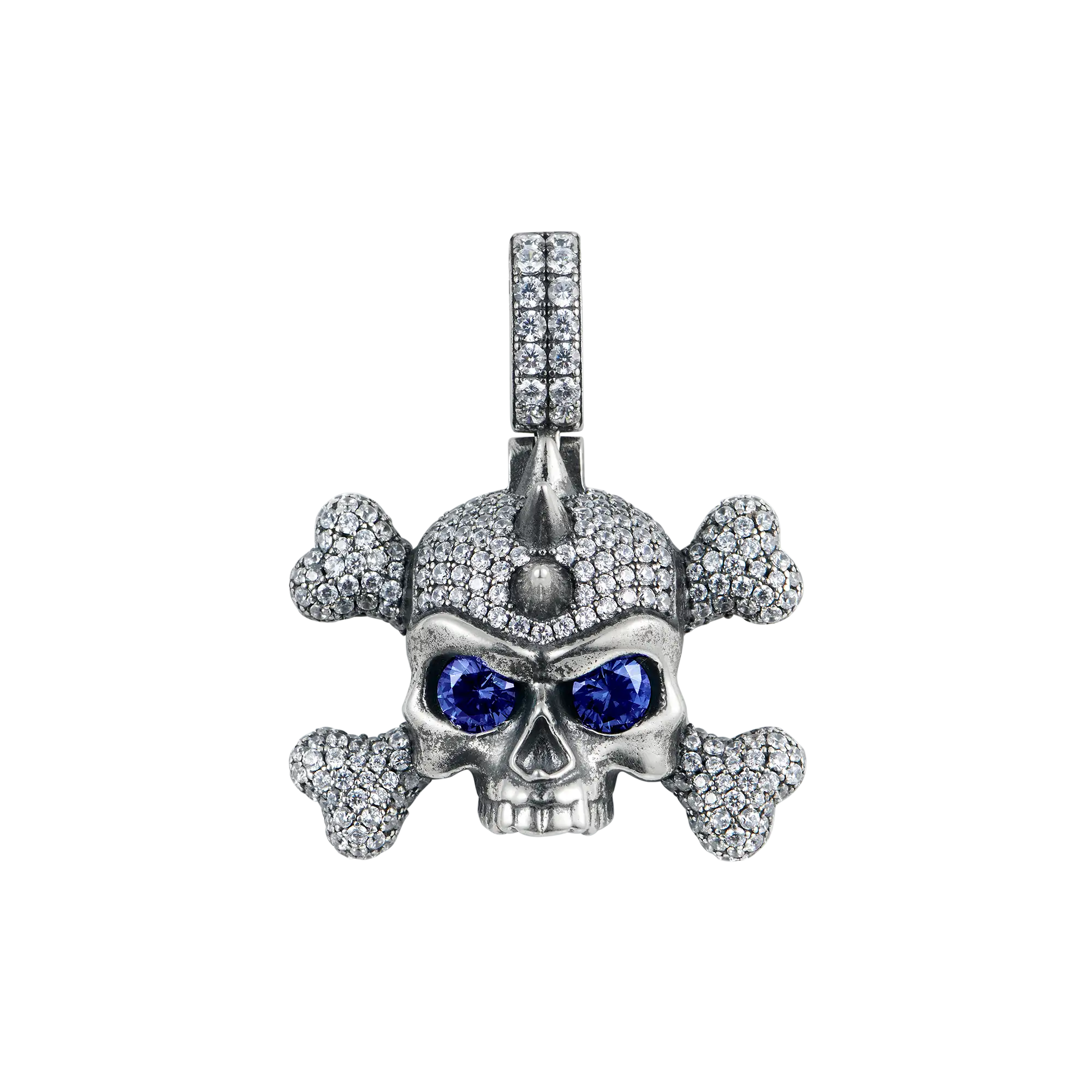 X Iced Skull Pendant