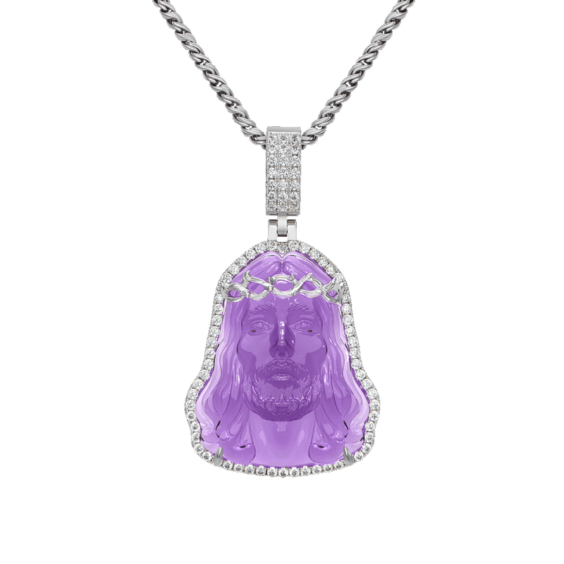 Arcenciel Gospel Jesus Pendant - Lavender - APORRO