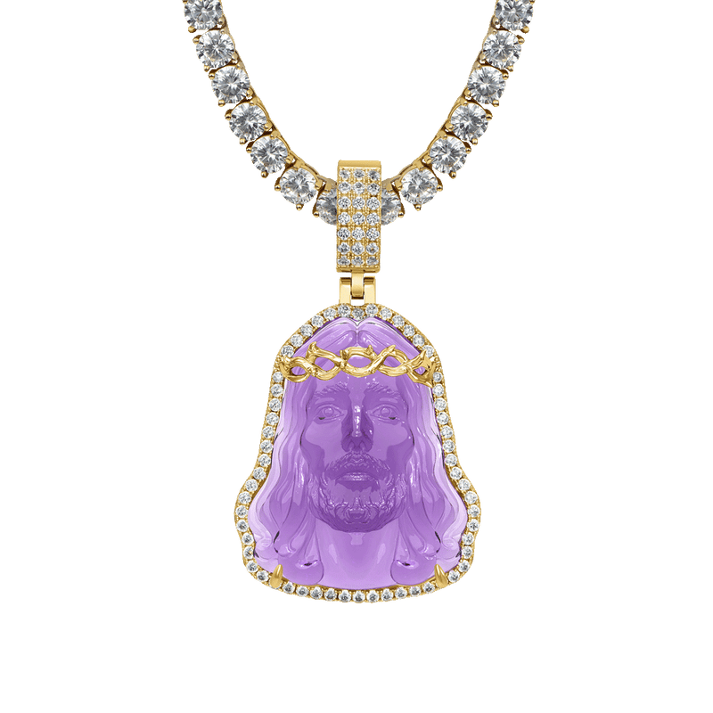 Arcenciel Gospel Jesus Pendant - Lavender - APORRO