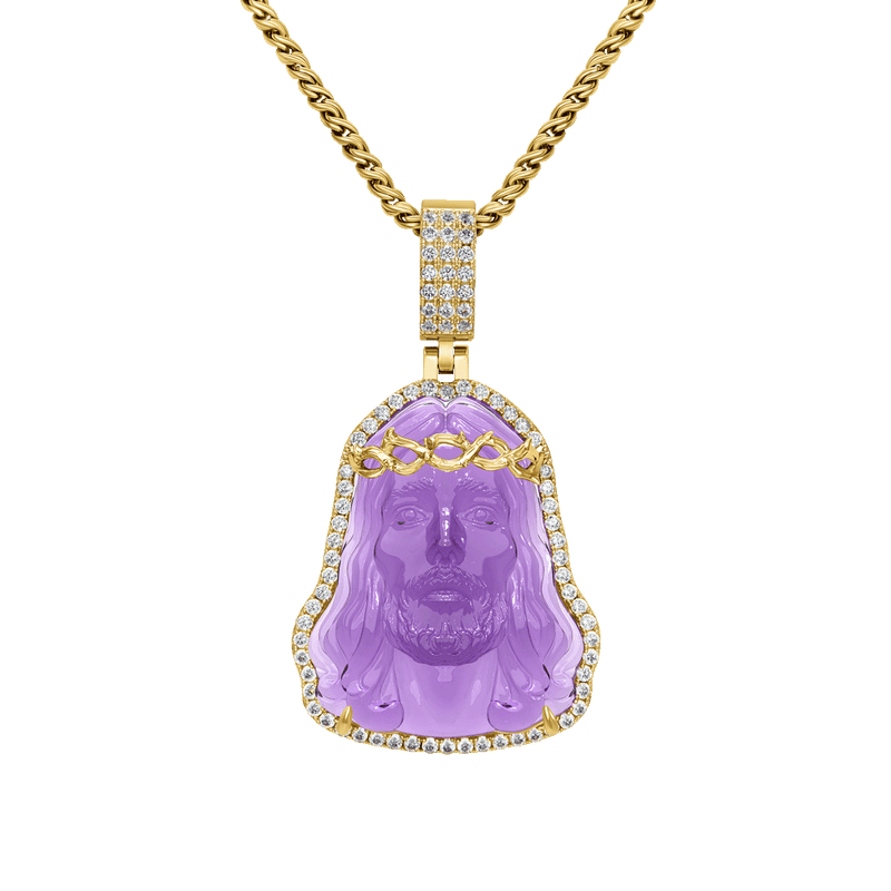 Arcenciel Gospel Jesus Pendant - Lavender - APORRO