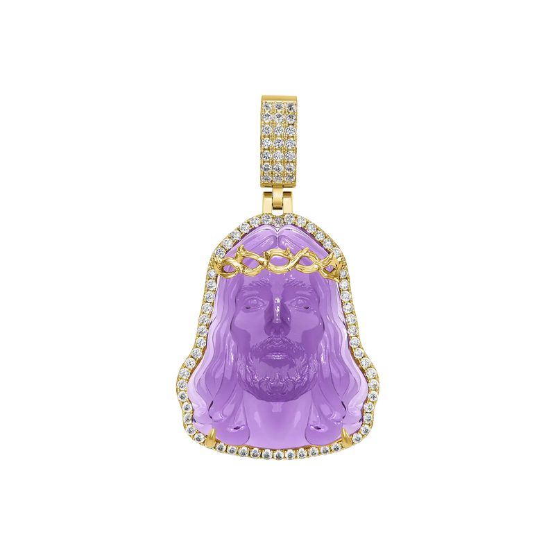 Arcenciel Gospel Jesus Pendant - Lavender - APORRO