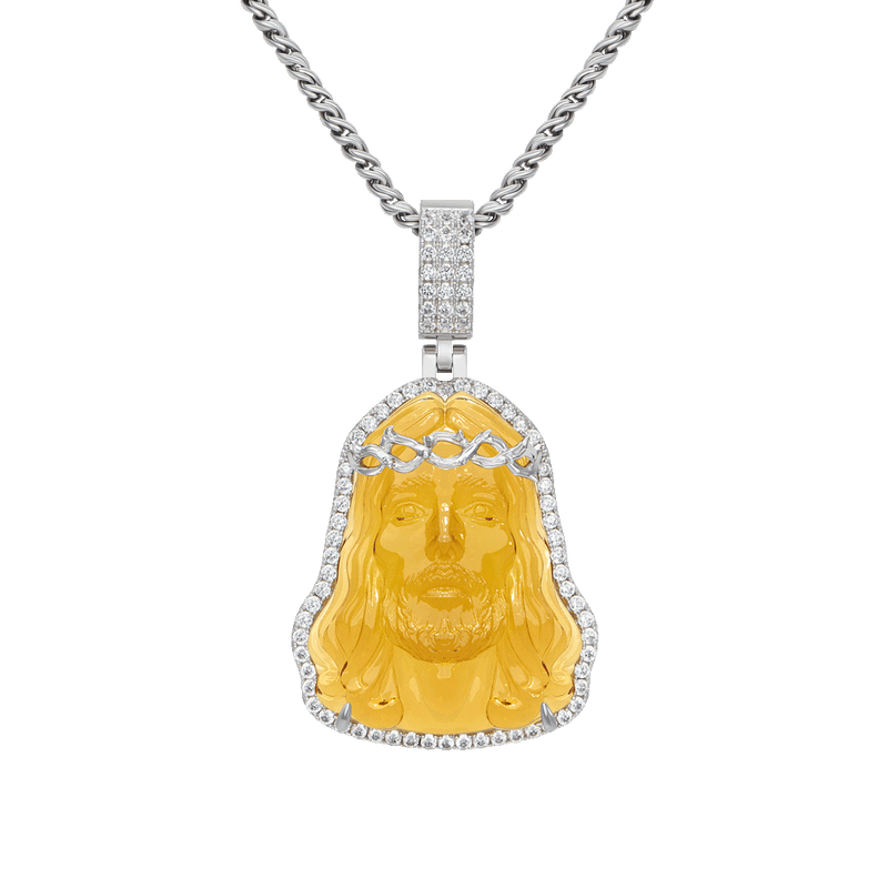 Arcenciel Gospel Jesus Pendant - Mustard Yellow - APORRO