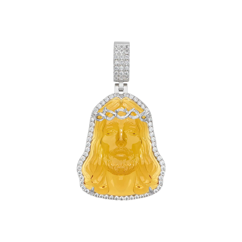 Arcenciel Gospel Jesus Pendant - Mustard Yellow - APORRO