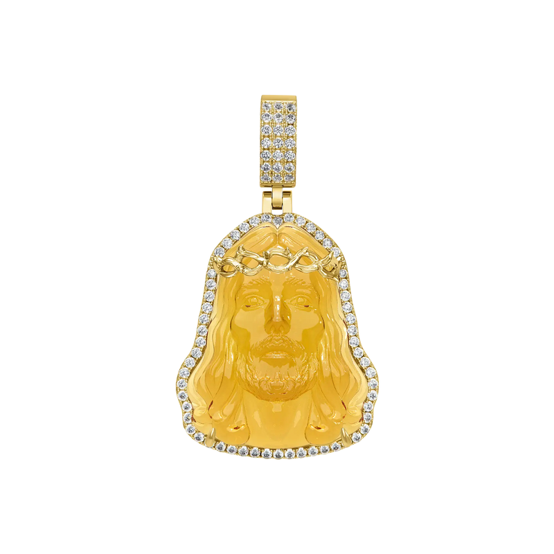 Arcenciel Gospel Jesus Pendant - Mustard Yellow - APORRO