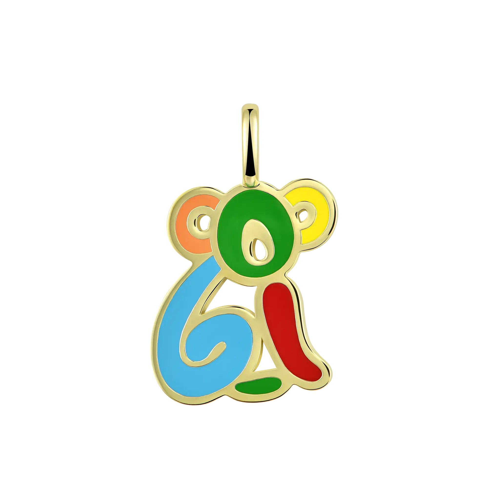 APORRO X COOGI Colored Koala Enamel Pendant