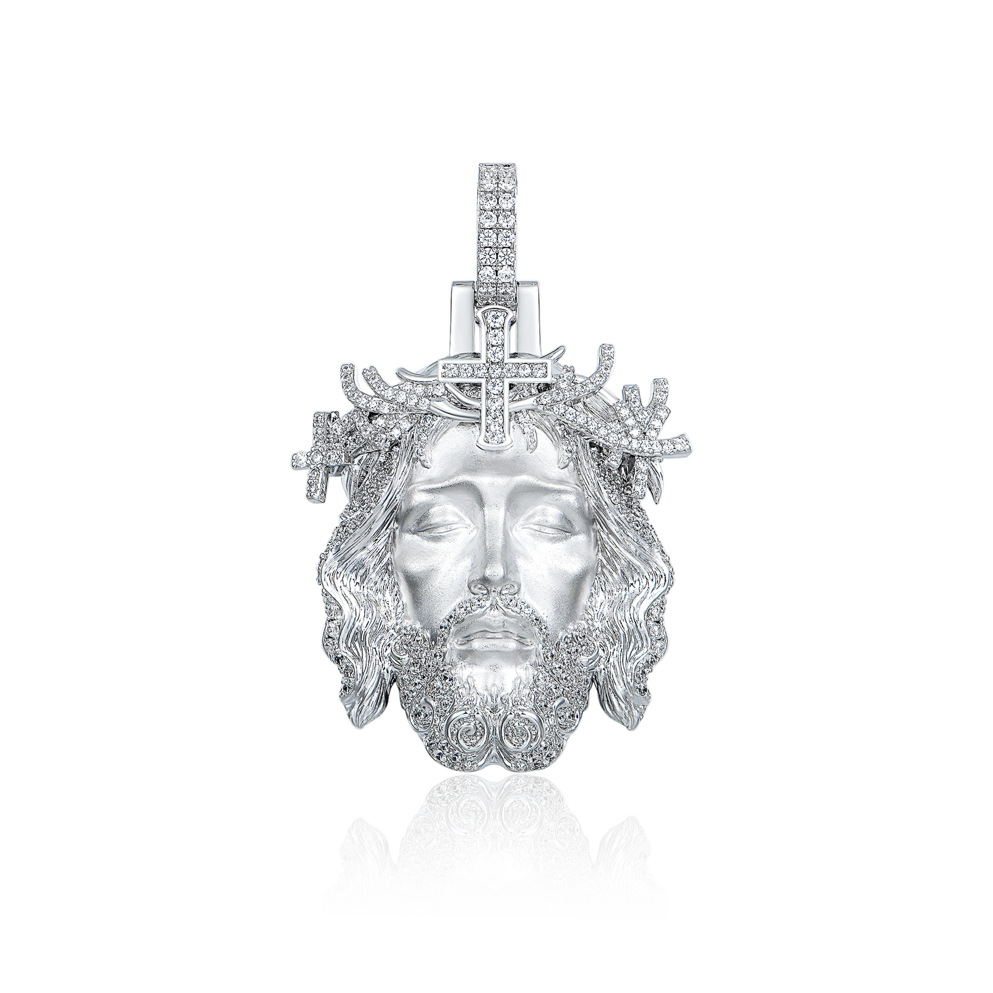 Jesus Piece Iced Pendant - Style 3