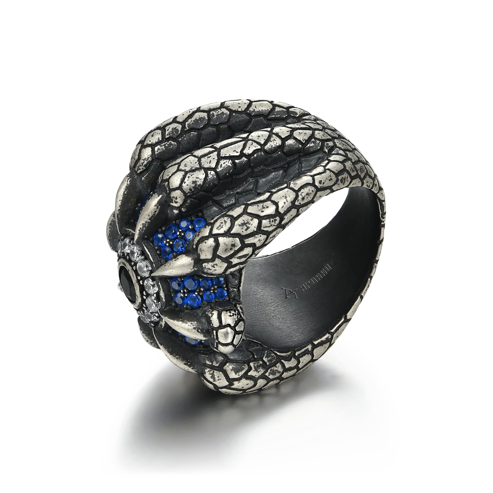 Naẓar Retro Claw Signet Ring