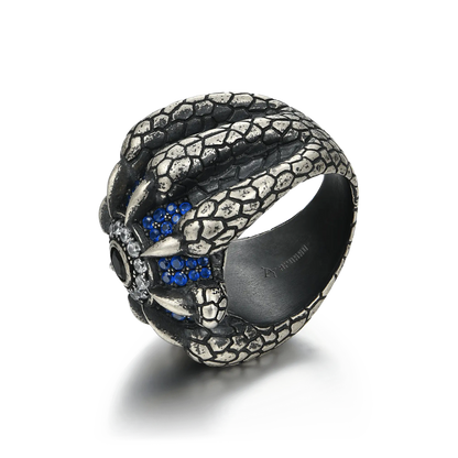 Naẓar Retro Claw Signet Ring