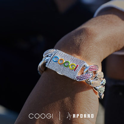 APORRO X COOGI Beating Cuban Bracelet - 19mm