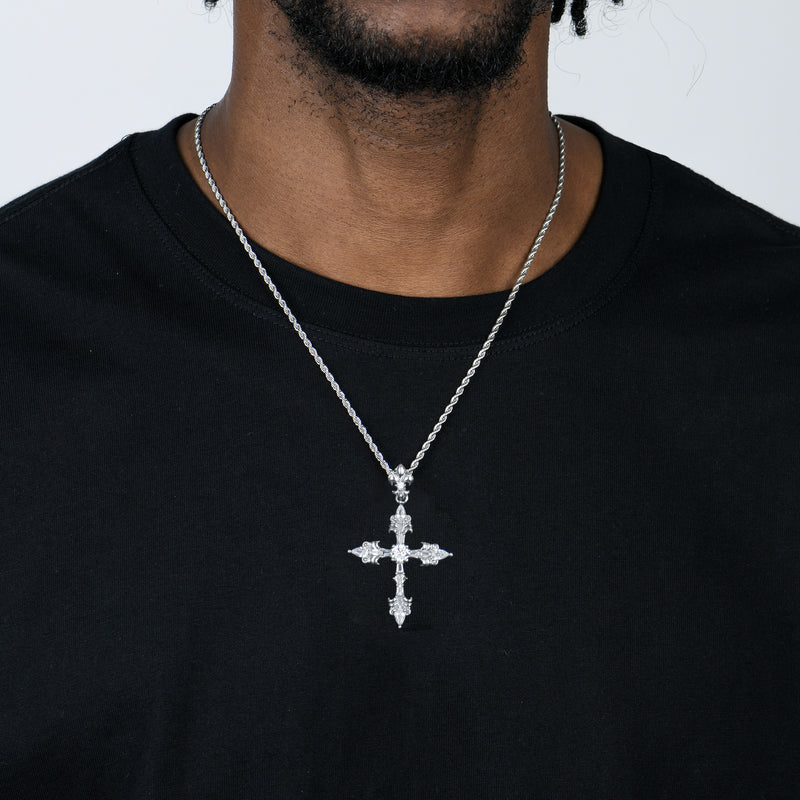 Fleur De Lis Cross Pendant - APORRO