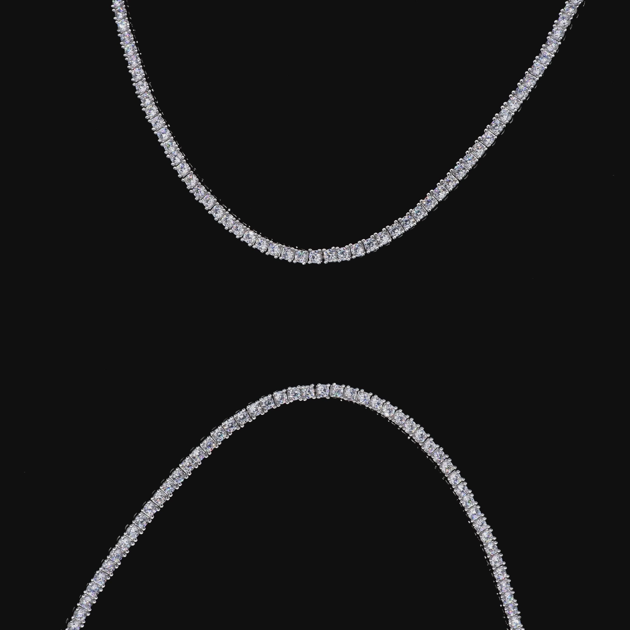 Iced Moissanite Tennis Chain - 3mm