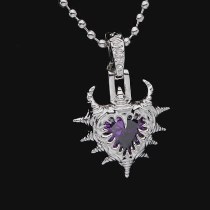 Women's Melted Thorned Heart Pendant