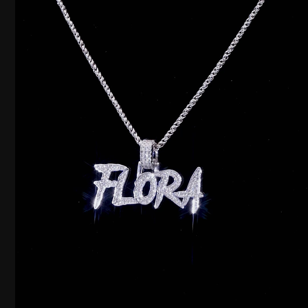 Custom Coke Boys Font Pendant