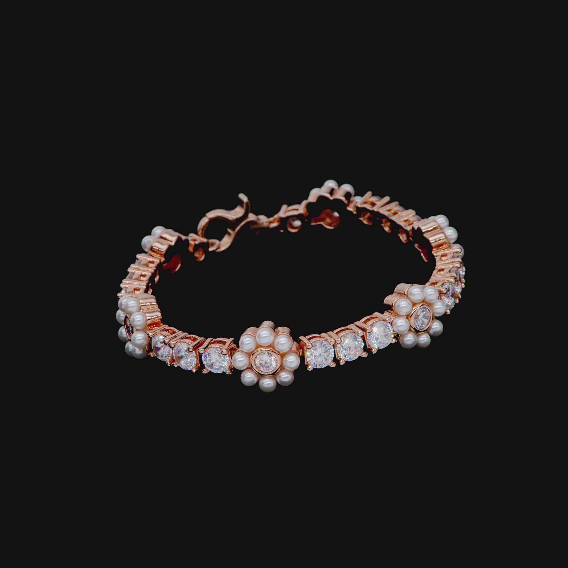 Women's Flora Pearl Tennis Bracelet - 9mm