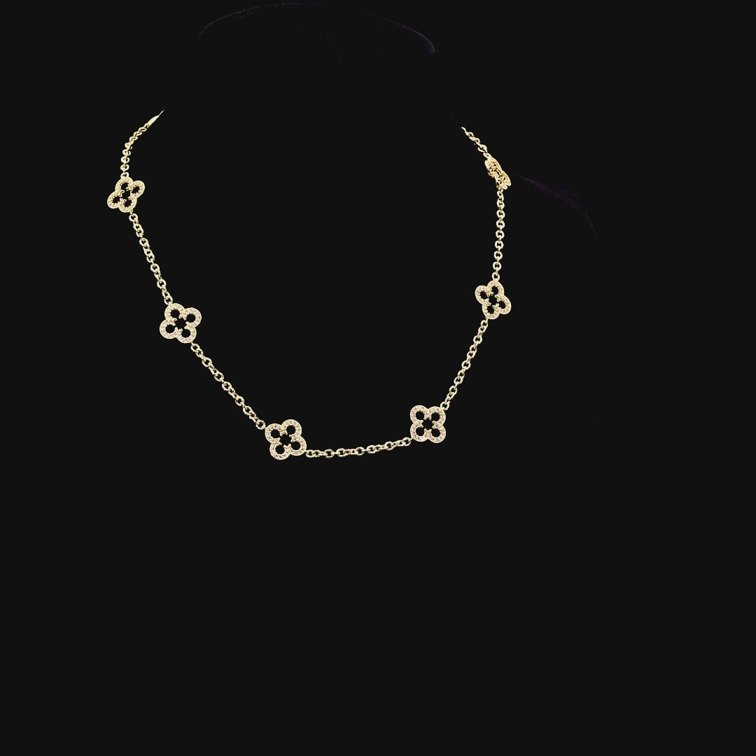 Moissanite Iced Agyin Dawuru Necklace