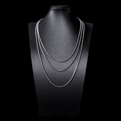 Cable Chain in 925 Sterling Silver - 3mm