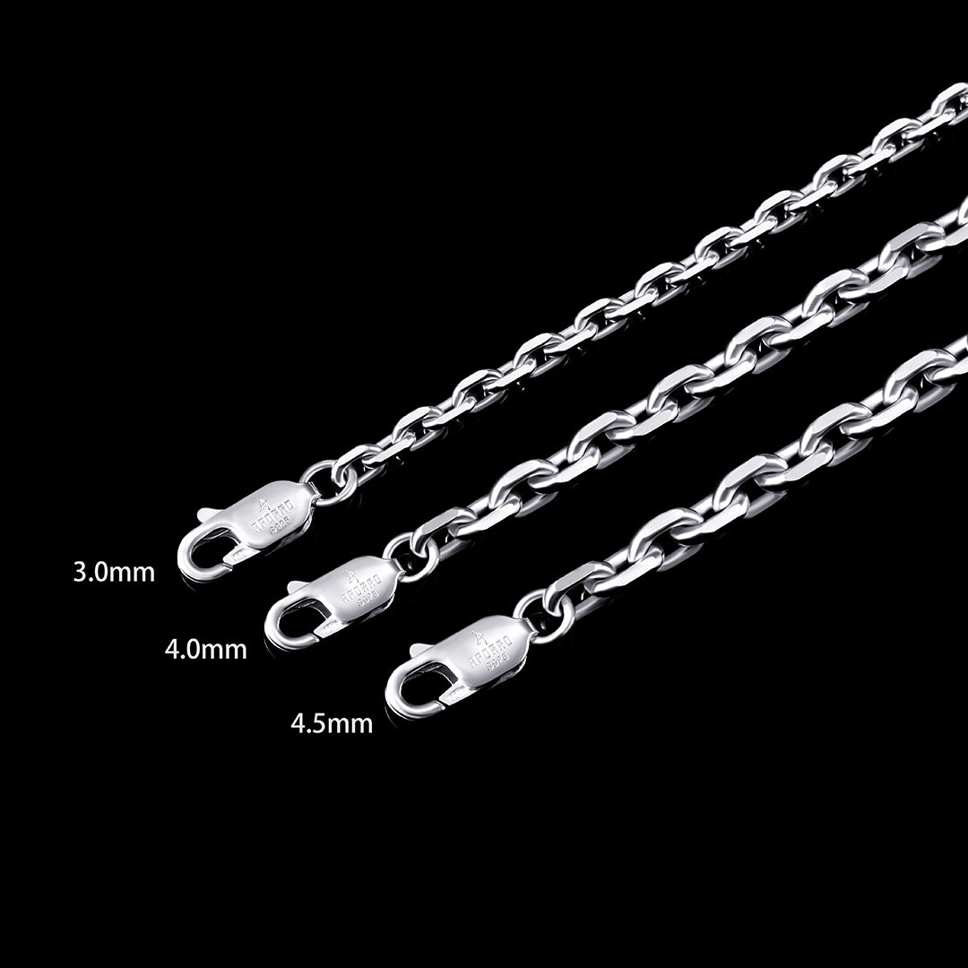 Cable Chain in 925 Sterling Silver - 3mm