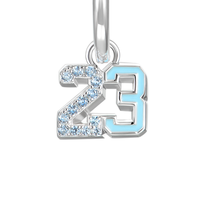 Number 23 Dangly Earring