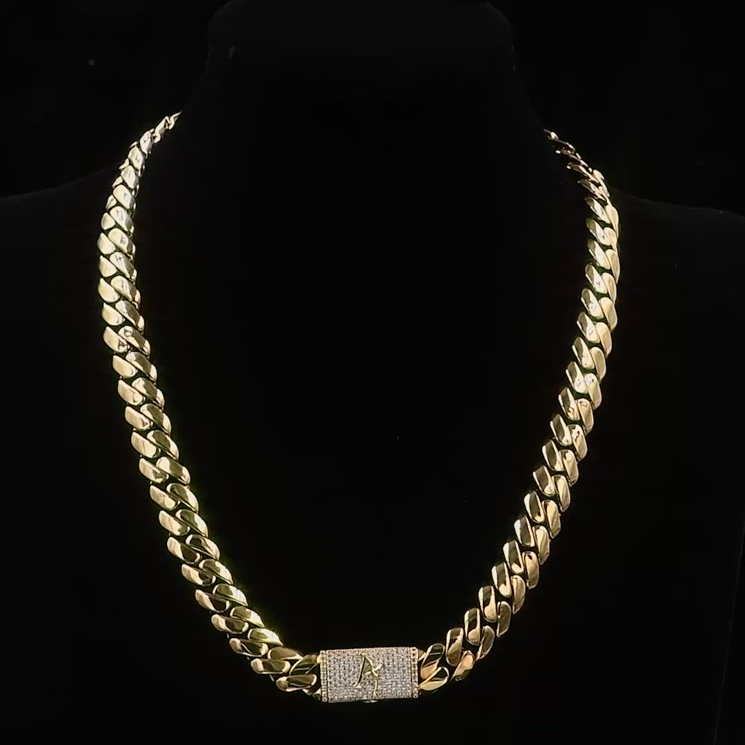 Solid Miami Cuban Chain - 12mm