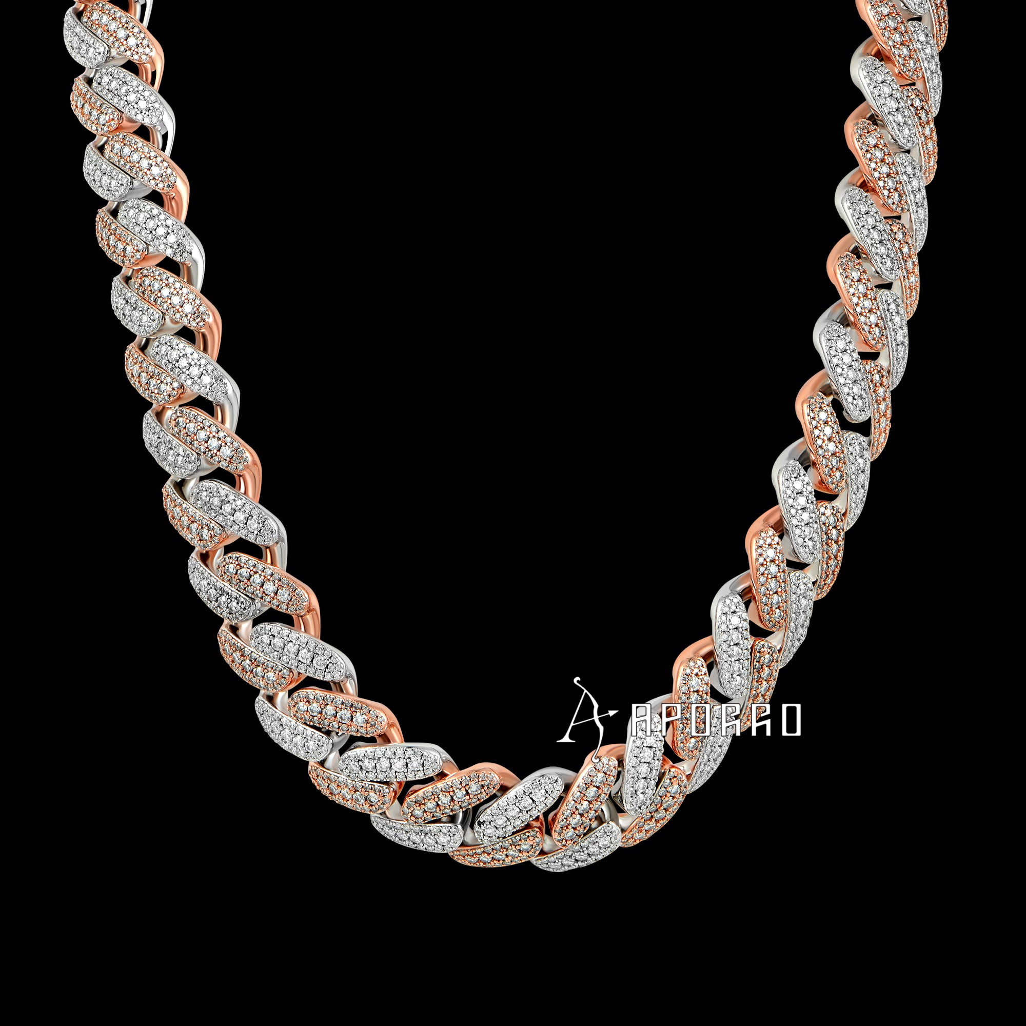 APORRO Premium Cuban Link Chain Custom Design Deposit - APORRO