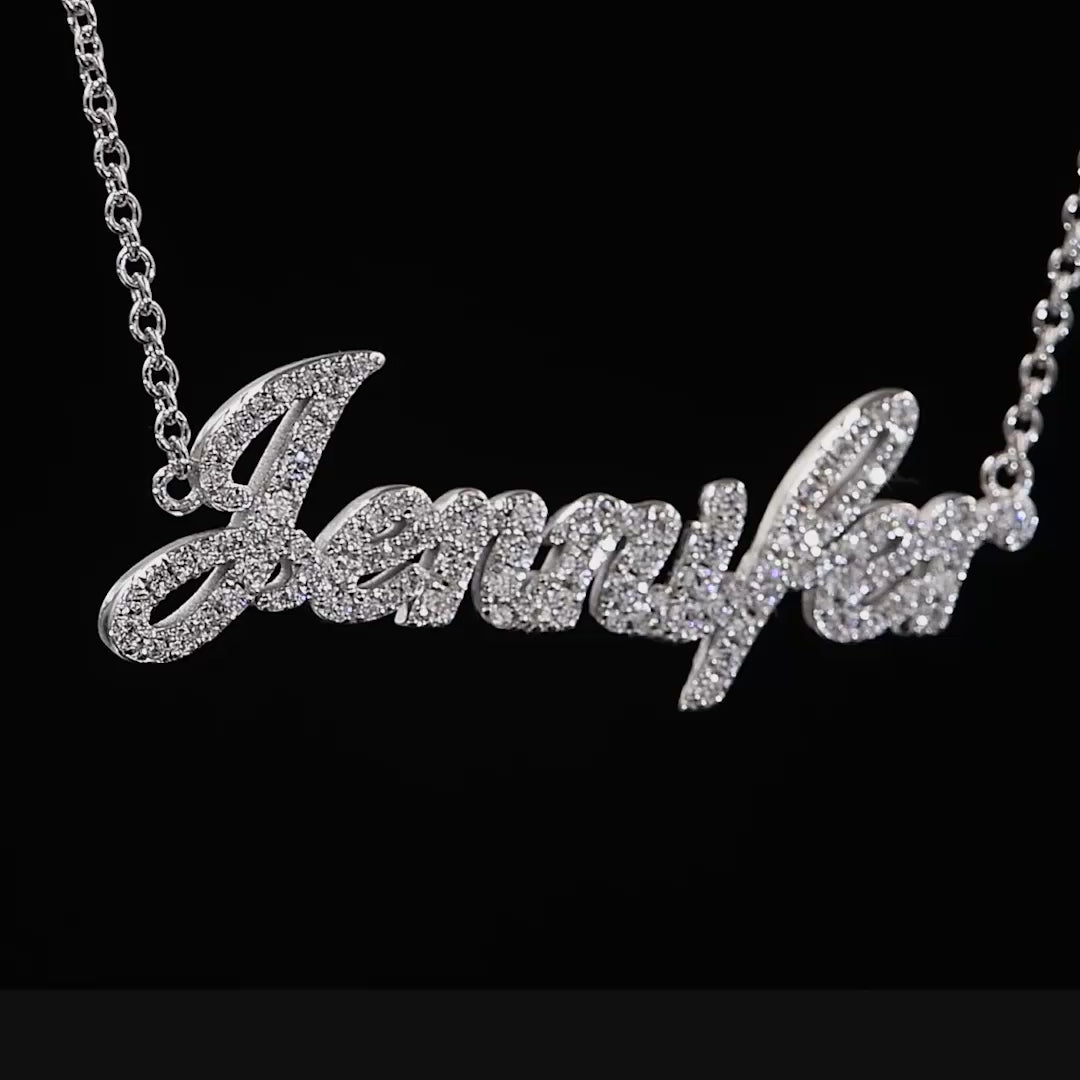 APORRO Premium Custom 14K Gold Name Necklace