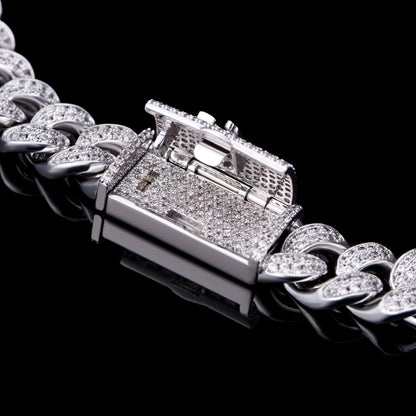 12mm Aporro New Box Clasp Cuban Link Chain