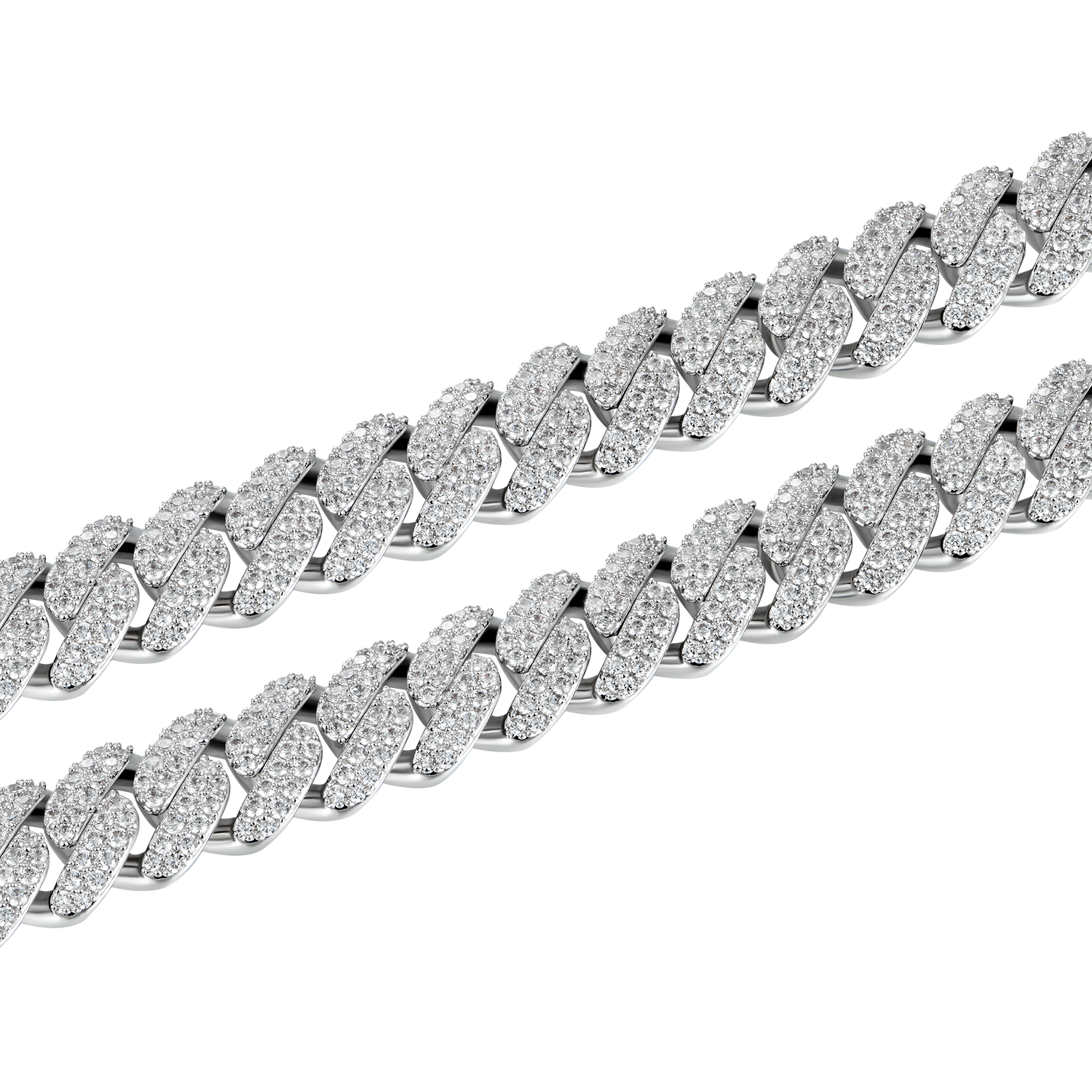 Custom Round Cut Cuban Link Chain