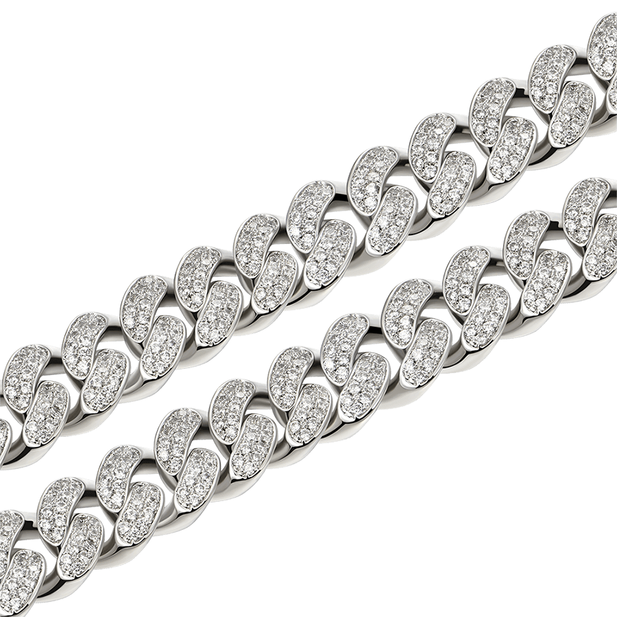 16" Lightning Cuban Link Chain - 12mm