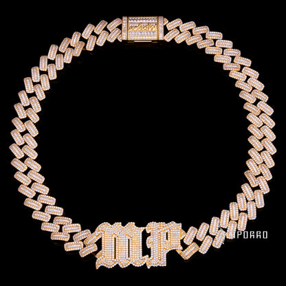 APORRO Premium Baugette Cuban Link Chain Custom Design Deposit