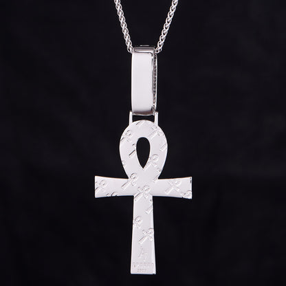 Iced Ankh Pendant - Large [Only Ship to the US]