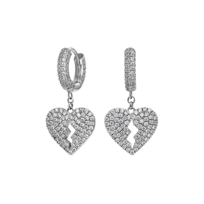 Women's Broken Heart Earring [ship to the US only]