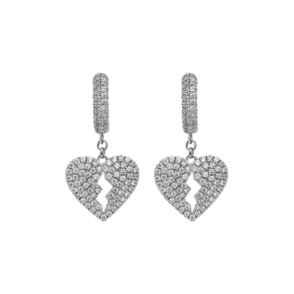 Women's Broken Heart Earring [ship to the US only]