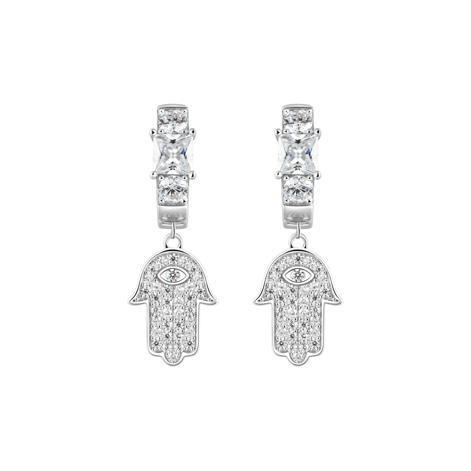 Hamsa Dangly Earring