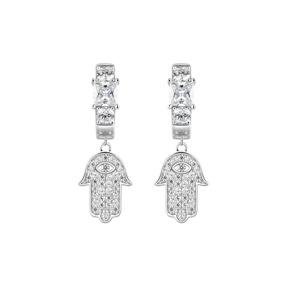 Hamsa Dangly Earring