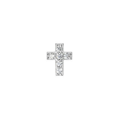 Eternal Cross Stud Earring