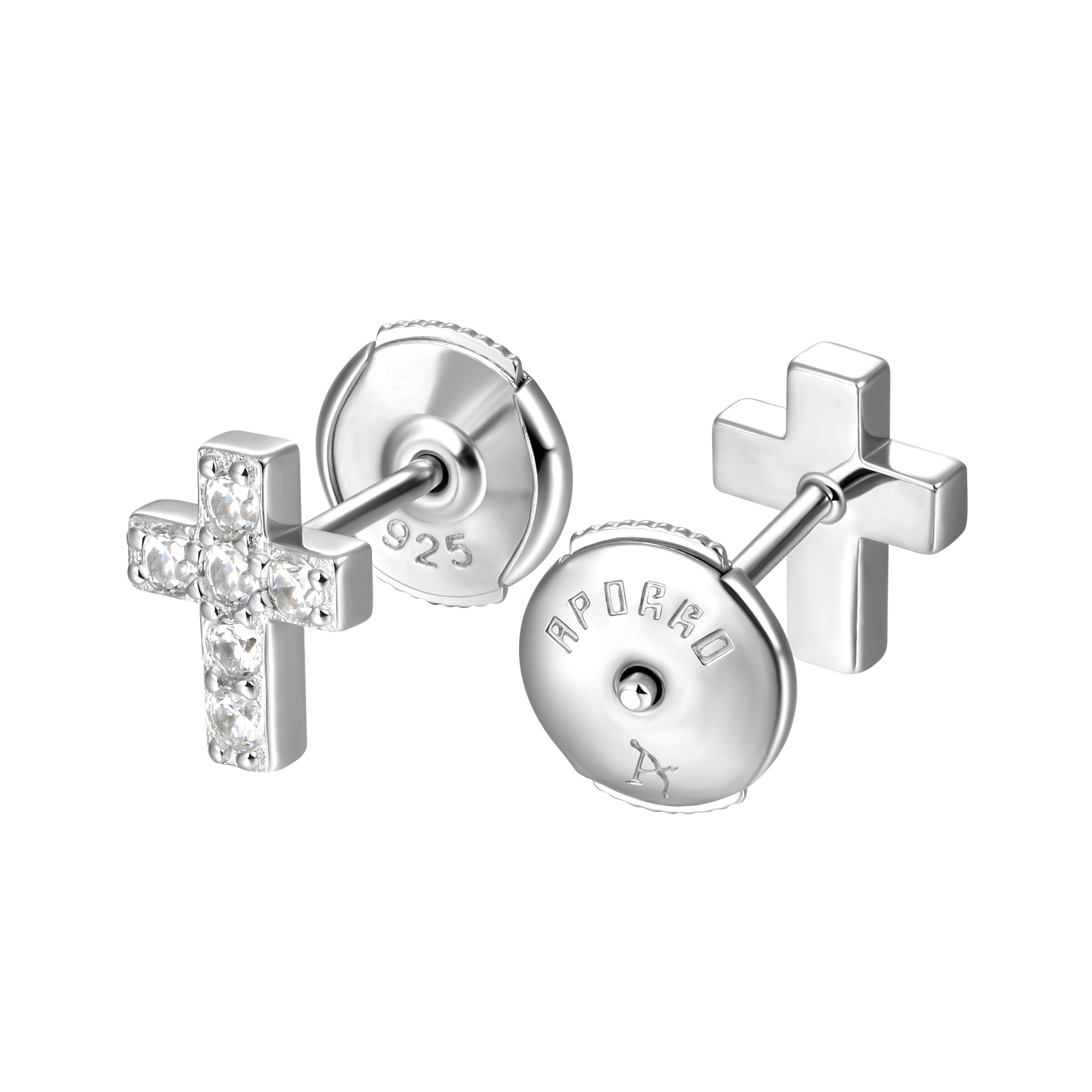 Eternal Cross Stud Earring